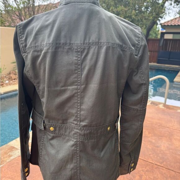 j crew downtown field jacket green lightweight utility coat Size XS - Picture 3 of 10